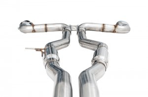 Toyota Supra Performance Exhaust - AWE Tuning - Cat Back, Track Edition, 5in Tips - Chrome Silver - 2020