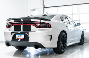 Dodge Charger Performance Exhaust - AWE Tuning - Cat-Back Track - Diamond Black - 2017