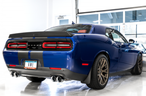 Dodge Challenger Performance Exhaust - AWE Tuning - Cat Back Track Edition - Diamond Black - 2017