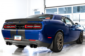 Dodge Challenger Performance Exhaust - AWE Tuning - Cat Back Track Edition - Diamond Black - 2017