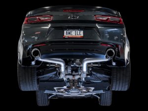 Chevrolet Camaro SS Performance Exhaust - Rear - AWE Tuning - Track Edition Axle-back - Chrome Silver - `16-`19