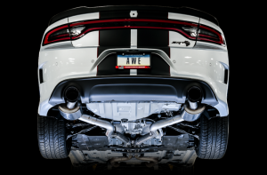 Dodge Charger Performance Exhaust - AWE Tuning - Cat-Back Touring - Diamond Black - 2015
