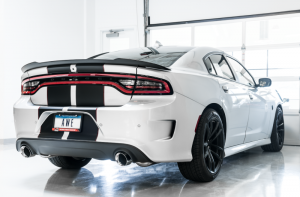Dodge Charger Performance Exhaust - AWE Tuning - Touring Edition + Non-Resonated - Diamond Black - 2017
