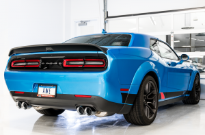 Dodge Challenger Performance Exhaust - AWE Tuning - Touring Edition Cat Back with Quad Tips, Non-Resonated - Silver - 2015
