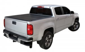 Toyota Tacoma Tonneau Cover - Access - LOMAX Tri-Fold - Matte Black - `16-`19