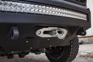 Toyota Tacoma Bumper - Front - Addictive Desert Designs - HoneyBadger - Hammer Black with Satin Black Panels - `16-`18