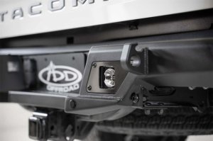 Toyota Tacoma Bumper - Rear - Addictive Desert Designs - Stealth Fighter - Hammer Black with Satin Black panels - `16-`19