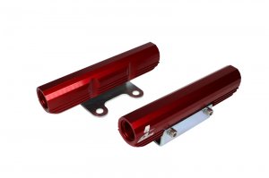 Subaru WRX Fuel Rail - Aeromotive - High Flow, Billet - Red - `02-`14