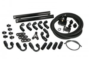 Ford Mustang Fuel System - Aeromotive - Stealth Fuel System + Cobra Jet Engine Kit - Black - 2005