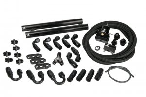 Ford Mustang Fuel System - Aeromotive - Stealth Fuel System + Cobra Jet Engine Kit - Black - 2005