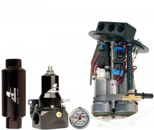 Ford Mustang In-Tank Fuel Pumps - Aeromotive - Dual 450lph - `11-`17