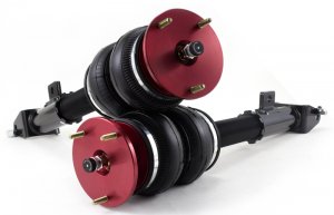 Chrysler 300 Air Suspension Kit - Front - Air Lift - Double-Bellows Air Spring + Monotube Shocks - Red/Black - `05-`23