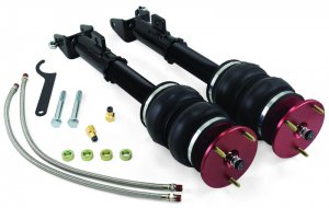 Chrysler 300 Air Suspension Kit - Front - Air Lift - Double-Bellows Air Spring + Monotube Shocks - Red/Black - `05-`23