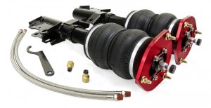 Chevrolet Camaro Suspension Kit - Front - Air Lift - Double-bellow air springs, Monotube, Threaded-body struts, 30-level damping adjustability, Adjustable camber plates - Red (camber plates) - `16-`21