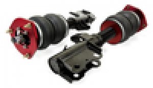 Chevrolet Camaro Suspension Kit - Front - Air Lift - Double-bellow air springs, Monotube, Threaded-body struts, 30-level damping adjustability, Adjustable camber plates - Red (camber plates) - `16-`21