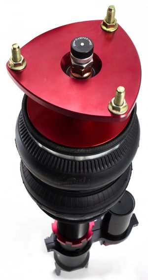 Nissan GT-R Suspension Kit - Rear - Air Lift - Air Lift Performance with Double-bellows Air Spring and 30-level Damping - Black, Red Anodized - `09-`24