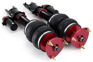 Nissan GT-R Suspension Kit - Rear - Air Lift - Air Lift Performance with Double-bellows Air Spring and 30-level Damping - Black, Red Anodized - `09-`24