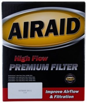 Ford Mustang Direct Fit Dry Air Filter - Airaid - Dry / Blue Media - Blue - `10-`14