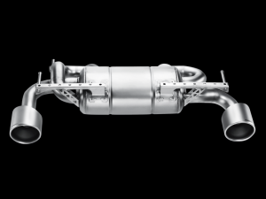 Nissan 370Z Performance Exhaust - Akrapovic - Slip-On Line - SS - `09-`17