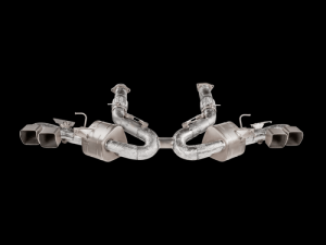 Chevrolet Corvette C8 Performance Exhaust - Akrapovic - Slip-On Line - Titanium - 2020