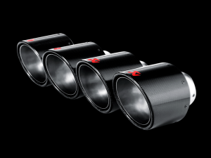 Chevrolet Corvette ZO6 Performance Exhaust - Akrapovic - Tail Pipe Set (115 mm) - Carbon - `06-`13