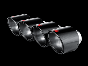 Chevrolet Corvette ZO6 Performance Exhaust - Akrapovic - Tail Pipe Set - Carbon 125 mm - Carbon - `06-`13