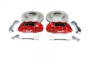 Toyota Tacoma Brake Kit - Front - Alcon - 352x30mm Rotors + 6-Piston Calipers - Red - 2016