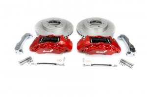 Toyota Tacoma Brake Kit - Front - Alcon - 352x30mm Rotors + 6-Piston Calipers - Red - 2016