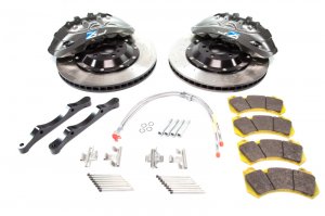 Nissan GT-R R35 Brake Kit - Front - Alcon - 412x36mm Rotors + 6 Piston RC6 Calipers - Grey - 2009