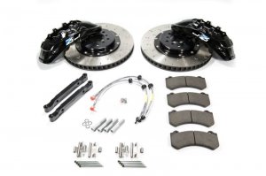 Nissan GT-R R35 Brake Kit - Front - Alcon - 412x36mm Rotors + 6 Piston RC6 Calipers - Red - 2009
