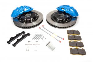 Nissan GT-R R35 Brake Kit - Rear - Alcon - 380x33mm Rotor 4 Piston Caliper RC4 - Sky Blue - 2009