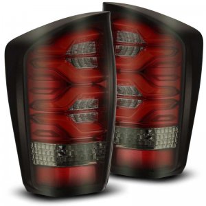 Toyota Tacoma Tail Lights - AlphaRex - PRO-Series - Red Smoke - `16-`22