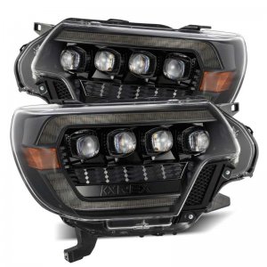 Toyota Tacoma Headlights - AlphaRex - NOVA LED Projector - Alpha Black - `12-`15