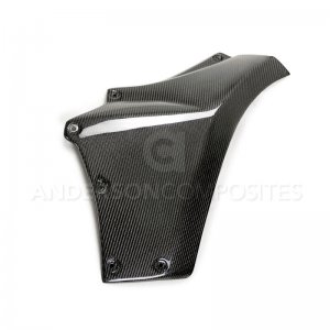 Ford Mustang Fender Flares - Anderson Composites - Type-JTP Carbon Fiber, 10 Piece Set - `15-`17