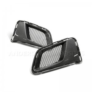 Chevrolet Camaro ZL1 1LE Carbon Fiber Air Duct Bezels - Anderson Composites - Type LE - Carbon Fiber - `17-`21