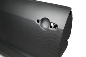 Ford Mustang Doors (Pair) - Anderson Composites - Dry Carbon - Matte - `05-`09