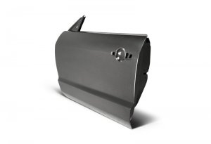 Ford Mustang Doors - Anderson Composites - 3K, 2X2 Twill Weave Carbon Fiber - `05-`09