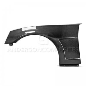 Chevrolet Camaro Fenders - Anderson Composites - Type-SS, Carbon Fiber, Vented - Matte Black - `10-`13