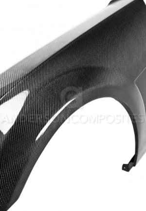 Chevrolet Camaro Fenders - Anderson Composites - Type-SS, Carbon Fiber, Vented - Matte Black - `10-`13