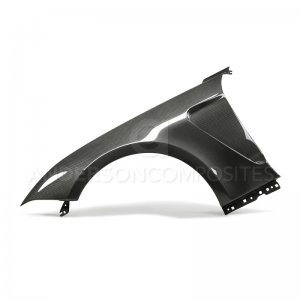 Ford Mustang Fenders - Anderson Composites - GT350 Style Carbon Fiber - `18-`20