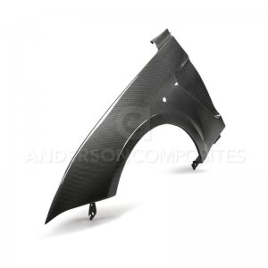 Ford Mustang Fenders - Anderson Composites - GT350 Style Carbon Fiber - `18-`20