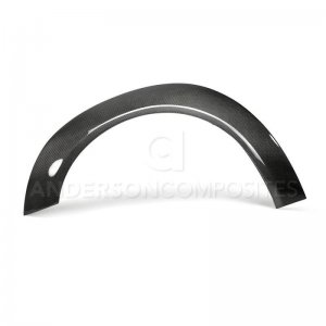 Dodge Challenger Fender Flares - Front - Anderson Composites - Wide Body - Carbon Fiber - `18-`20