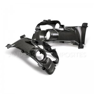 Ford Mustang Light Surrounds - Anderson Composites - 3K, 2X2 Twill Weave - Carbon Fiber - `15-`17