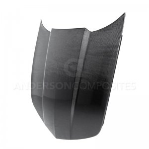 Chevrolet Camaro Hood - Anderson Composites - Type-OE Carbon Fiber - Matte Black - `10-`15