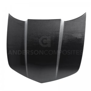 Chevrolet Camaro Hood - Anderson Composites - Type-OE Carbon Fiber - Matte Black - `10-`15