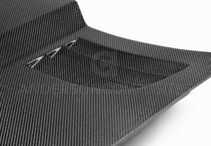Chevrolet Camaro Hood - Anderson Composites - TT-Style Carbon Fiber - Carbon Fiber - `10-`15