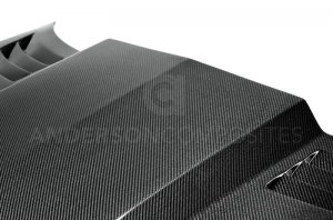 Chevrolet Camaro Hood - Anderson Composites - TT-Style Carbon Fiber - Carbon Fiber - `10-`15