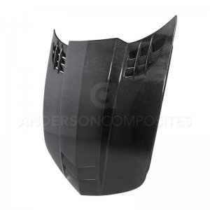 Chevrolet Camaro Hood - Anderson Composites - TTII-Style - Carbon Fiber - `10-`15