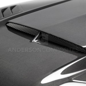 Ford Mustang Hood - Anderson Composites - Ram Air Double Sided Carbon Fiber - `18-`20