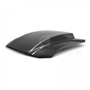 Ford Mustang Hood - Anderson Composites - Double Sided Type-CJ 4in Carbon Fiber Cowl - `18-`20